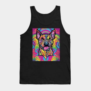 Psychedelic Pitbull Tank Top